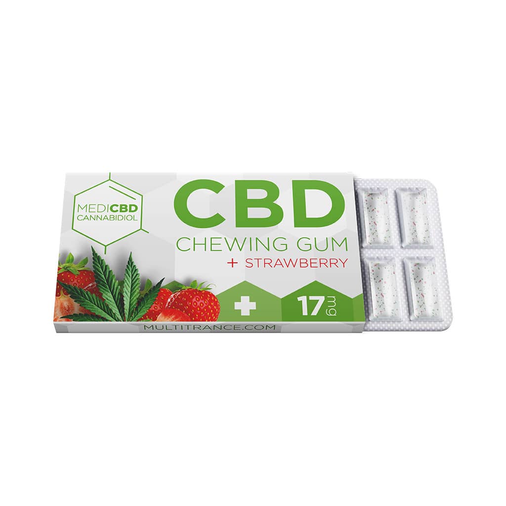 Жувальна гумка MediCBD Strawberry