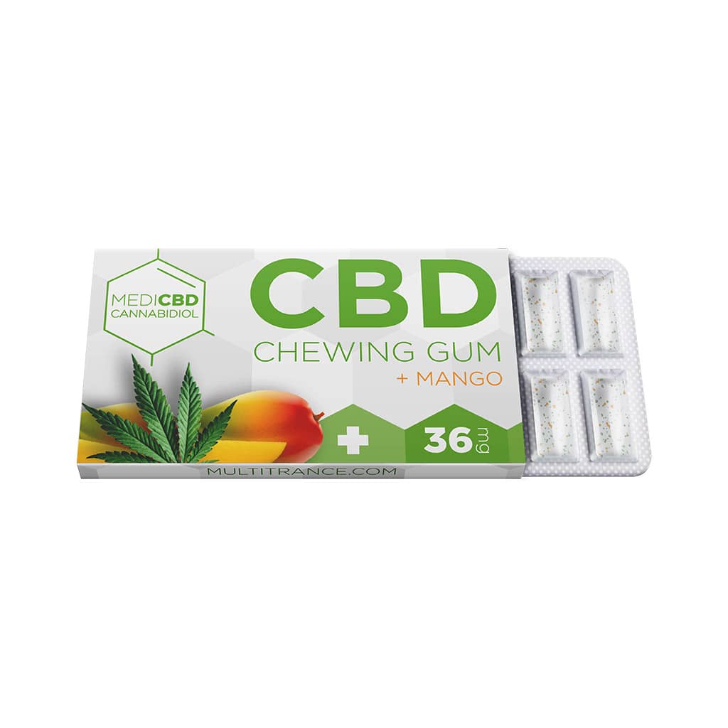 Жувальна гумка MediCBD Mango 36mg