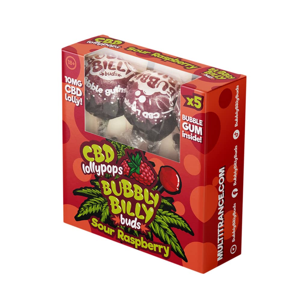 Sour Raspberry CBDLollies