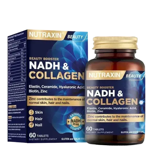 Nutraxin Beauty Шкіра, волосся, ногті(NADH) і колаген таблетки №60