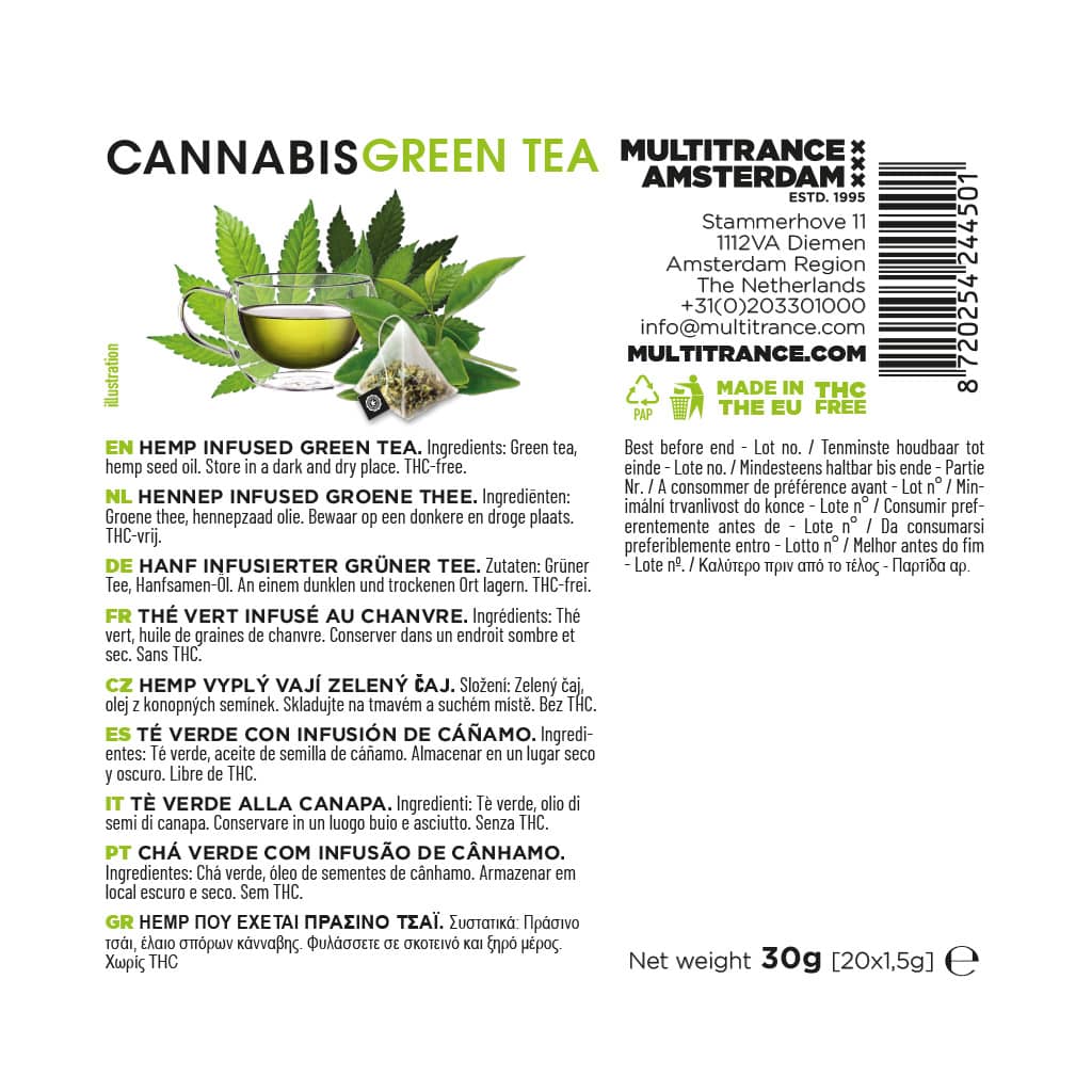 Зелений чай GreenTeaCBD