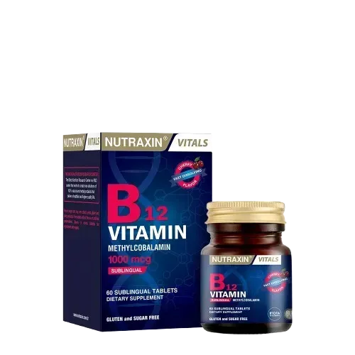 Nutraxin Вітамін B12 таблетки сублінгвальні 1000 мкг №60